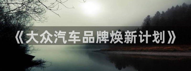 必赢app是干什么的：《大众汽